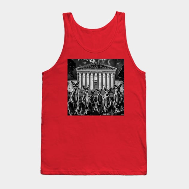 Supreme Court - SCOTUS IS A Kangaroo Court - Robin Fader - Back Tank Top by SubversiveWare